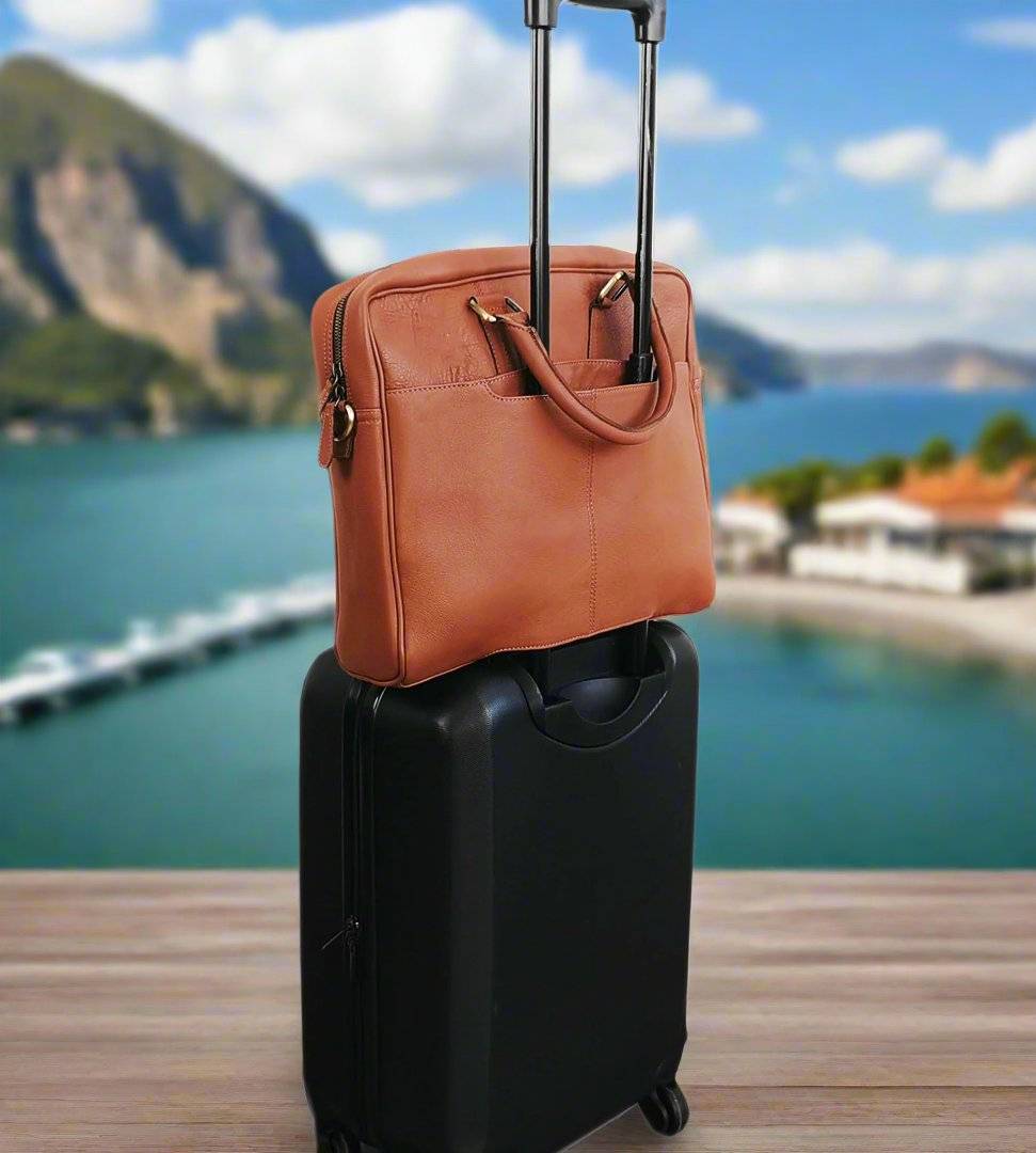 mens leather work bag