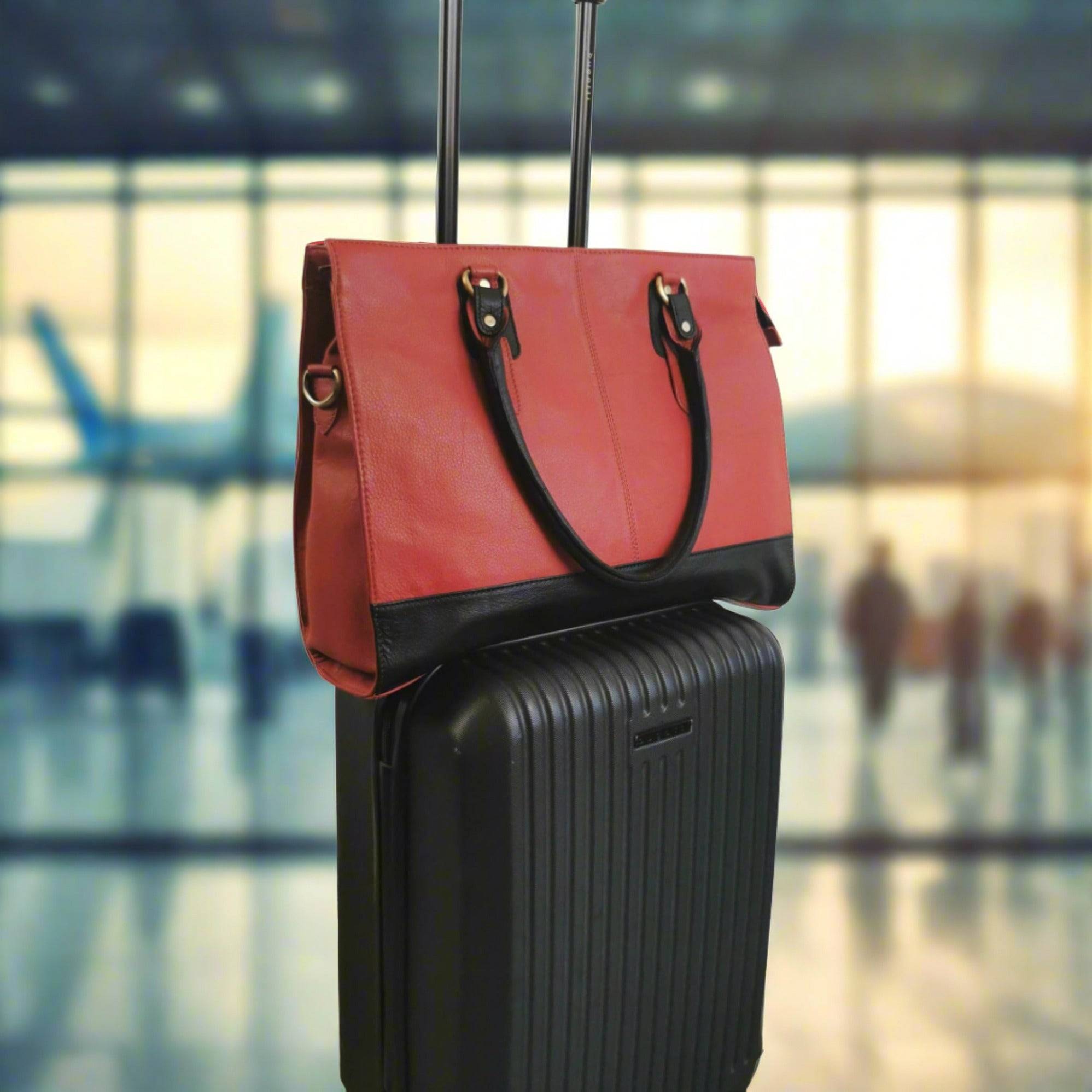 17 inch leather laptop bag