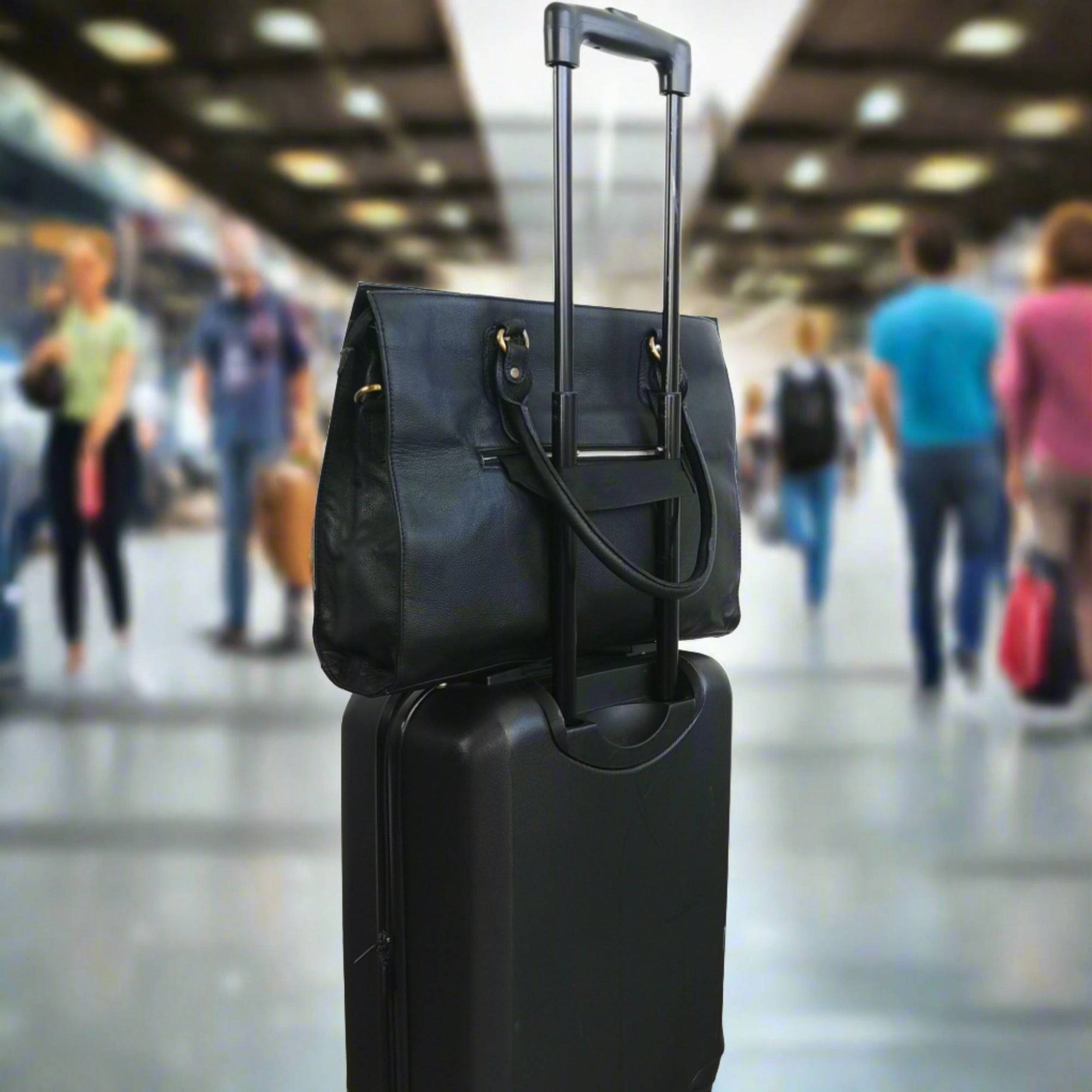 Leather Travel bag women