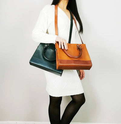 leather shoulder bag