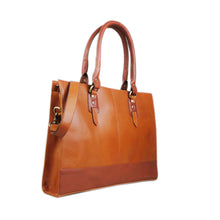 Load image into Gallery viewer, The Signature 17&quot; Leather Bag, Tan

